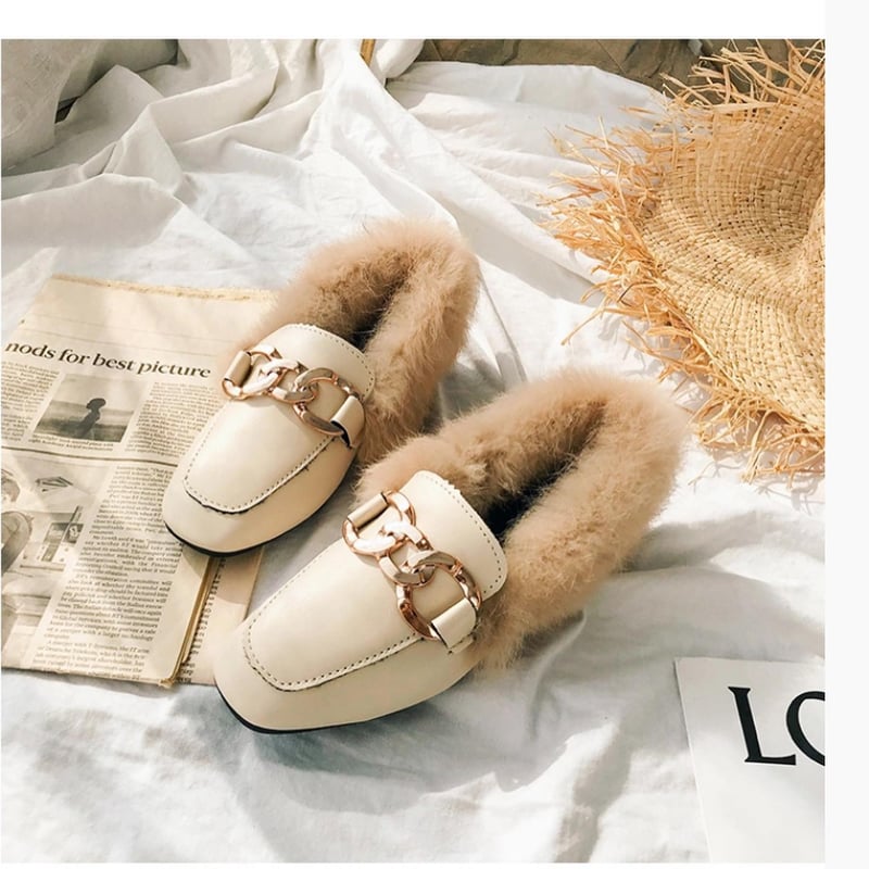 レディースファーローファー | select shop Lica.