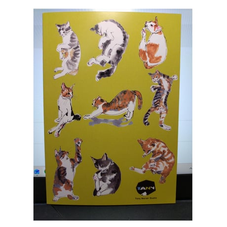 A5サイズのミニ猫ノート