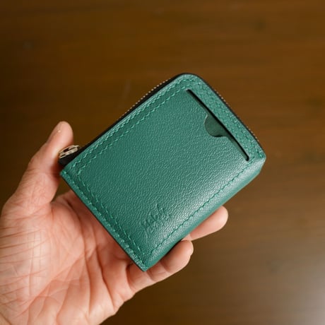 [完成品]Mini L-shaped zipper wallet