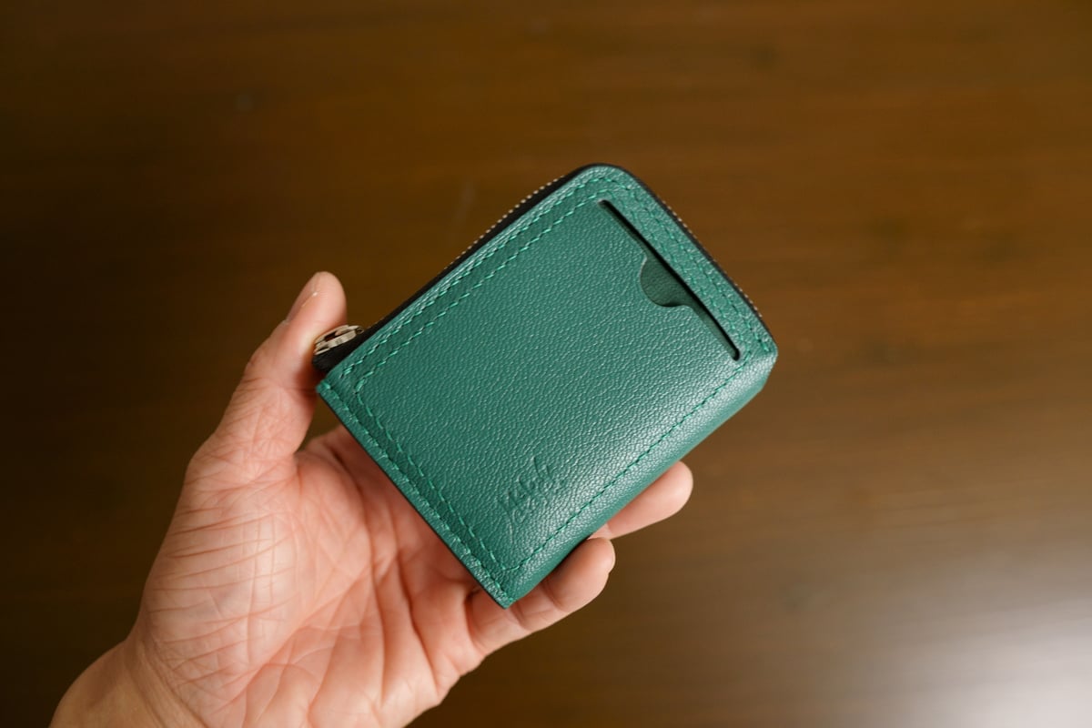 完成品]Mini L-shaped zipper wallet | ISAindustry