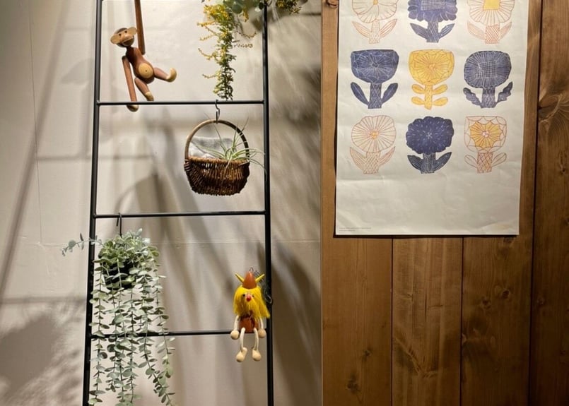 アイアンラダー　シェルフ オーダーサイズ可能 アイアン ラダーハンガー ラダーシェルフ