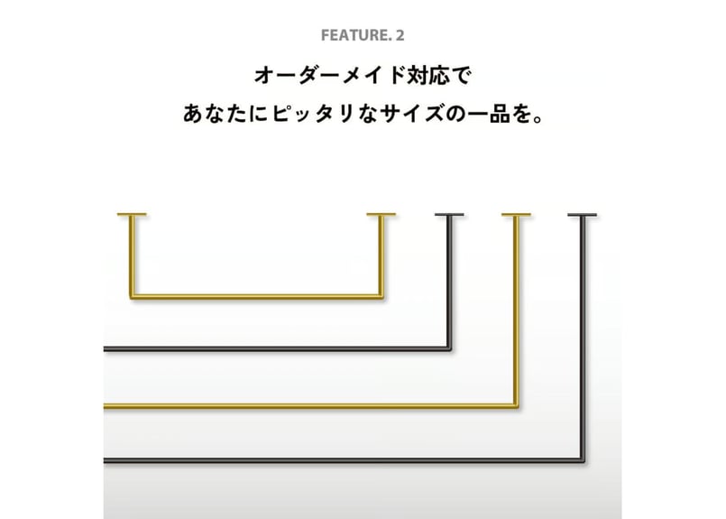 strawberry＊オーダーページ 1cm単位ででオーダーサイズ可能なアイアンバーセット ①横幅60㌢×出幅