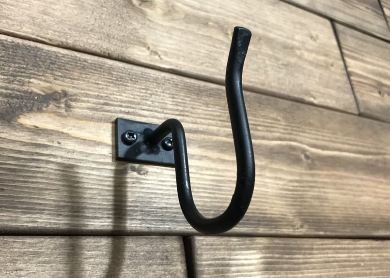 アイアン 暖簾掛け アイアンフック 壁付 金物 2個セット | CRAFT COLLECT