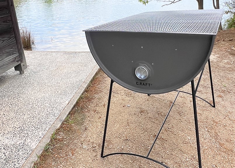 ドラム缶 希少100L オリジナル バーベキューコンロ ドラム缶