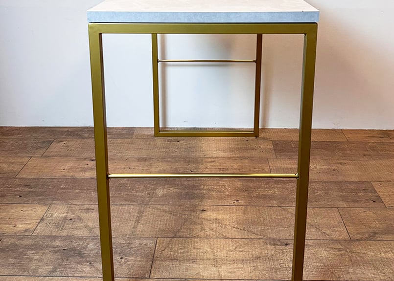 インダストリアルテーブル　モルタル塗装 インダストリアルなセンターテーブル【MORTEX】モルタル