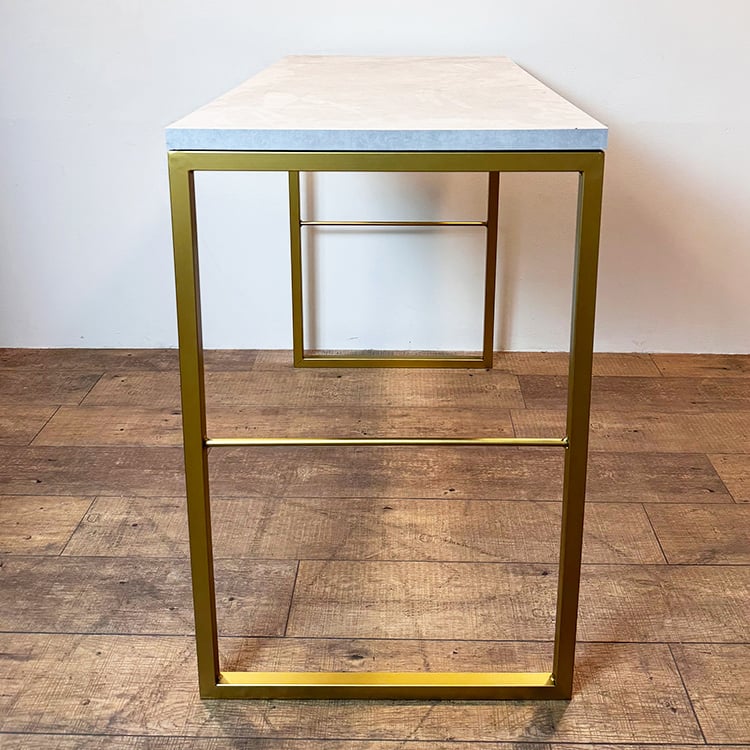 インダストリアルテーブル　モルタル塗装 インダストリアルなセンターテーブル【MORTEX】モルタル