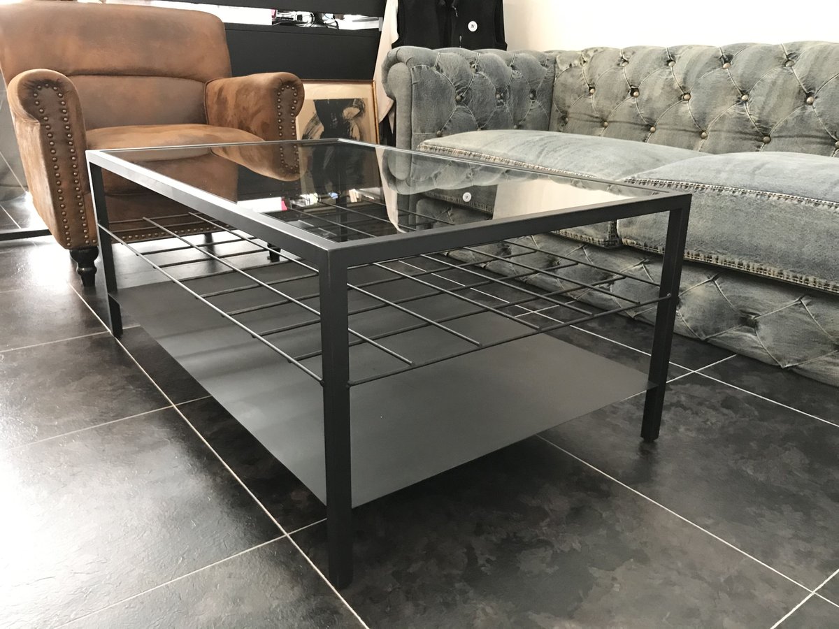 おしゃれ] [人気] アイアン ソファテーブル インタストリアル