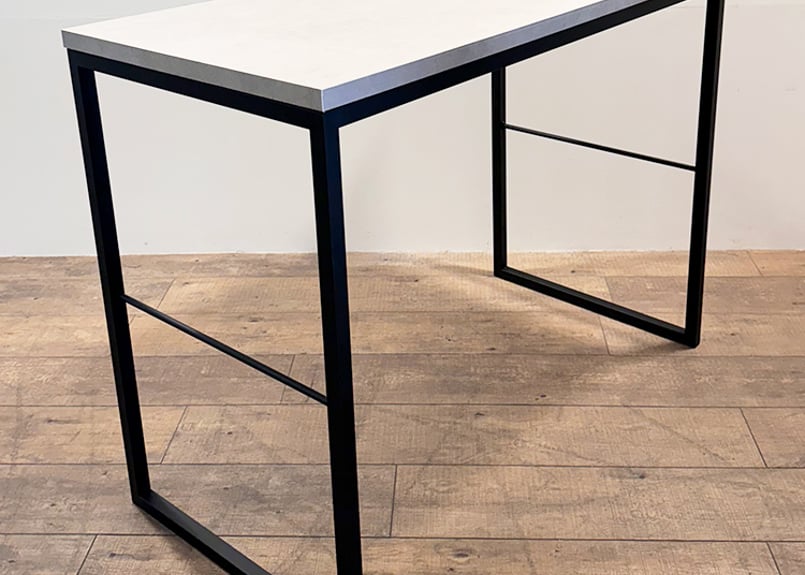 インダストリアルテーブル　モルタル塗装 インダストリアルテーブル モルタル風塗装