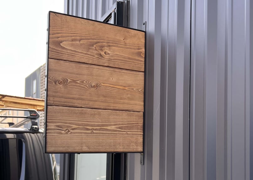 フラットバー突き出しサイン　壁掛け看板　ウェルカムボード　店舗看板　インテリア 楽天市場】看板 サインボード アイアン 壁掛け 突き出しサイン