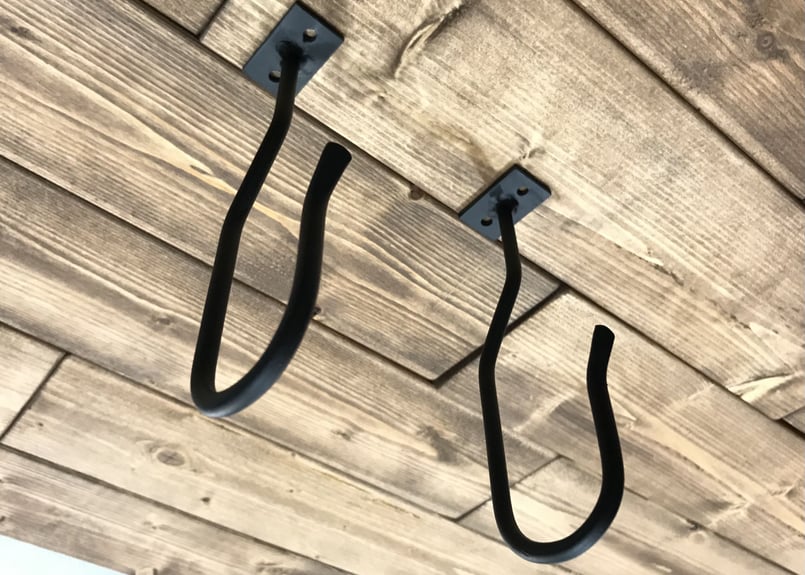 アイアン 暖簾掛け 提灯掛け 天吊 金物 2個セット | CRAFT COLLECT