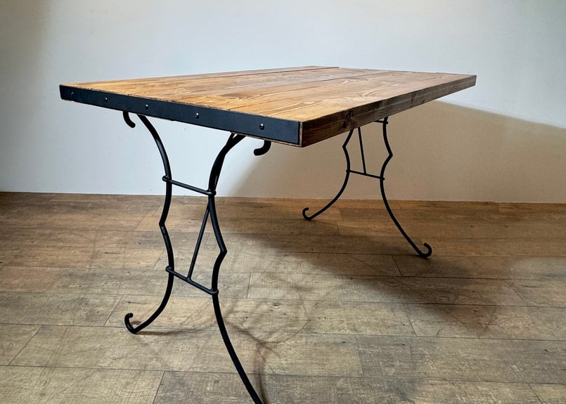 送料無料】【希少デザイン】マットブラック アンティーク調 アイアン