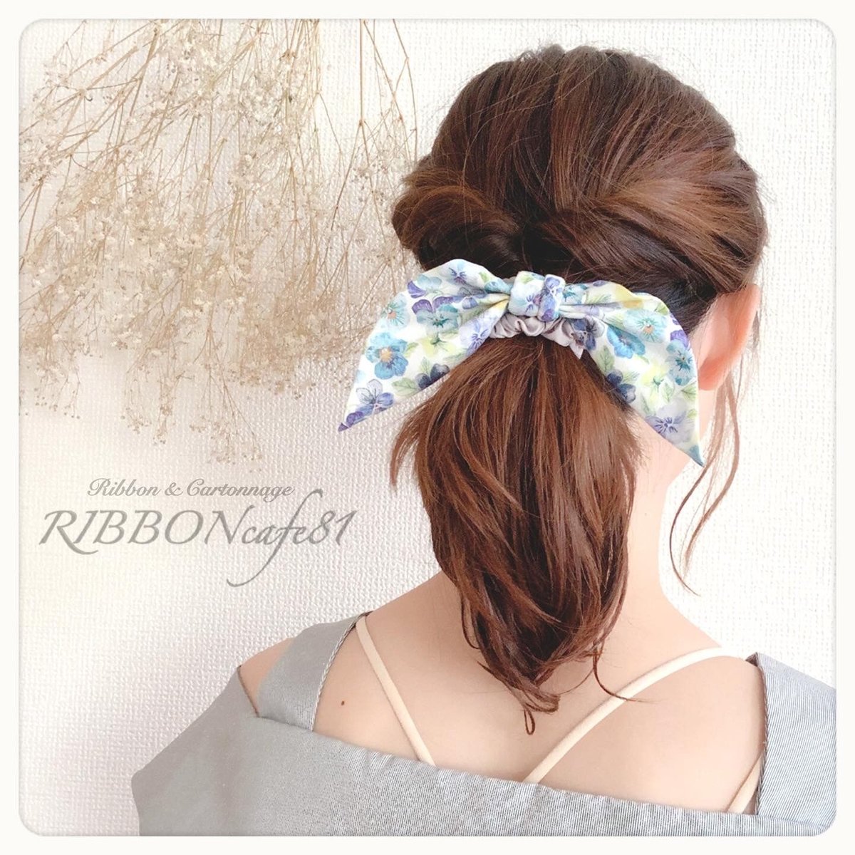 リバティ ハンドメイド ヘアクリップとヘアゴム 2