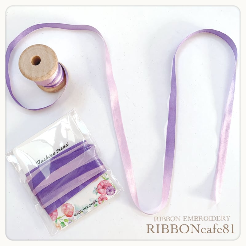 リボン　Ribon リボン刺繍用 グラデーションリボン | RIBBONcafe81