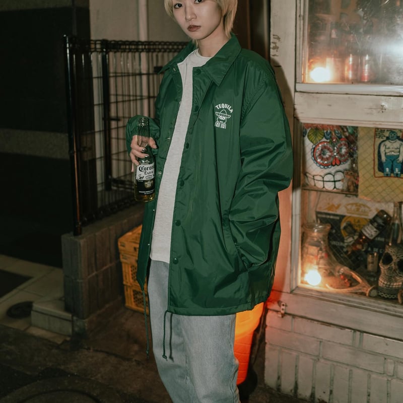 NONBEE “テキーラシュカル” COACH JAKET green NONBEE “テキーラシュカル” COACH JAKET green