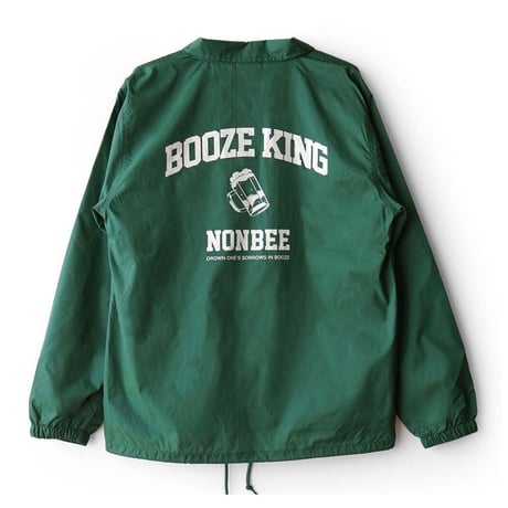 NONBEE BOOZE KING COACH JACKET green/off-white