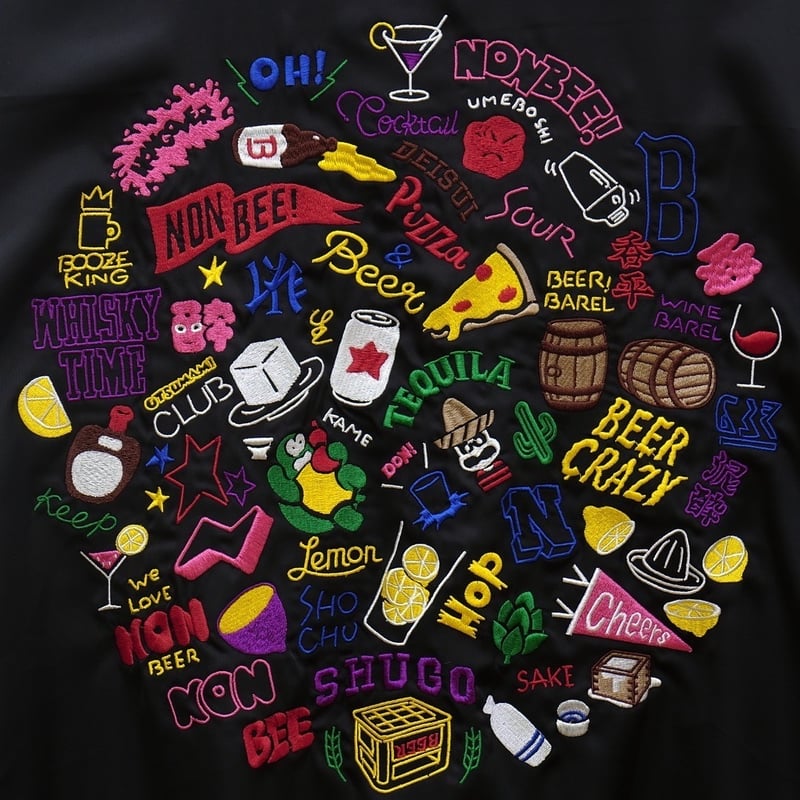 ALL STARS EMBROIDERED JUMPER black/colorful 呑平全