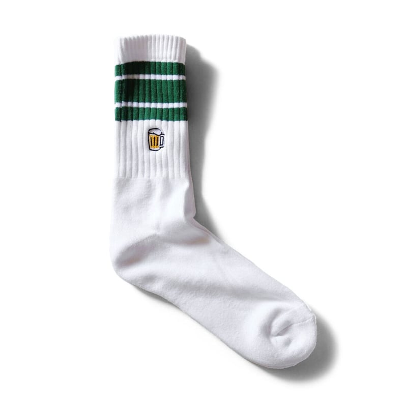 NONBEE BORDER SOCKS(beer) | NONBEE!