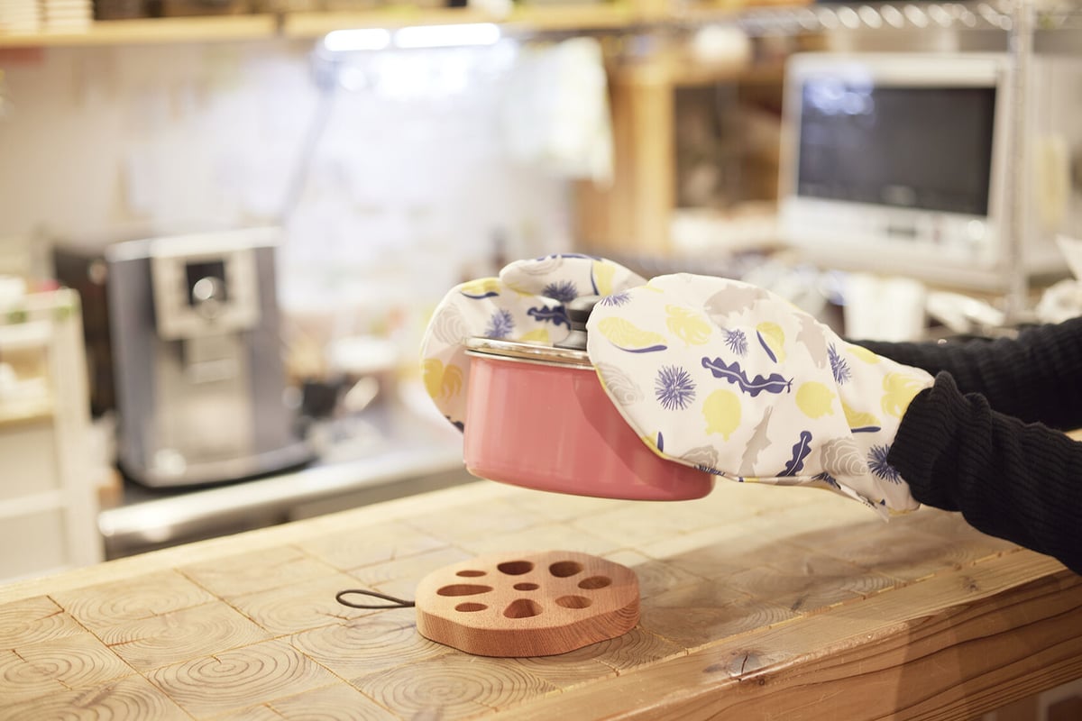 レンコン鍋敷き | コシェルカフェ