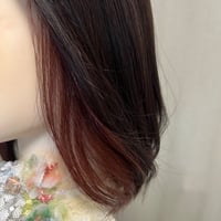 ネット限定販売！バージン毛100％ ガーネットレッドイヤリングカラー