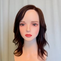 自然美シルエット レミー毛100％　総手植え医療用ウィッグ　ブラウン