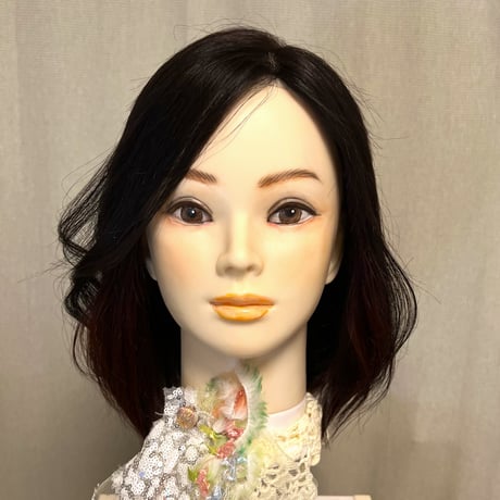 ネット限定販売！バージン毛100％ ガーネットレッドイヤリングカラー