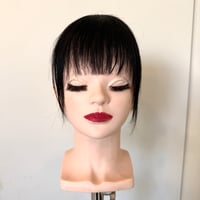 人毛100％前髪ヘアピース