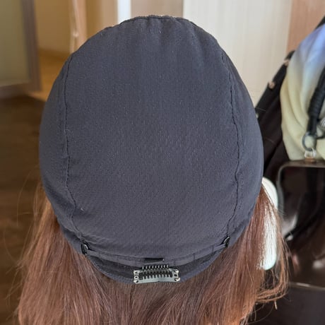 ネット限定販売！バージン毛100％ ガーネットレッドイヤリングカラー