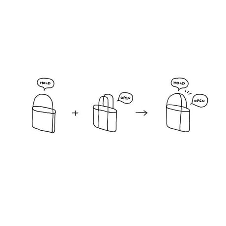split-tote leather