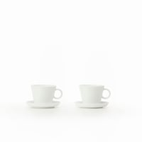 twin cup (coffee dripper + cup and saucer)