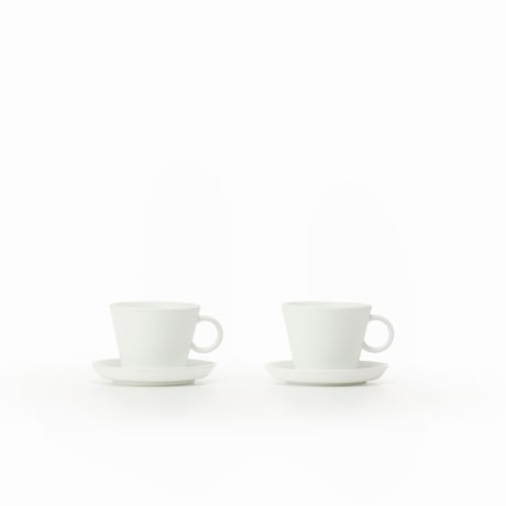 twin cup (coffee dripper + cup and saucer)