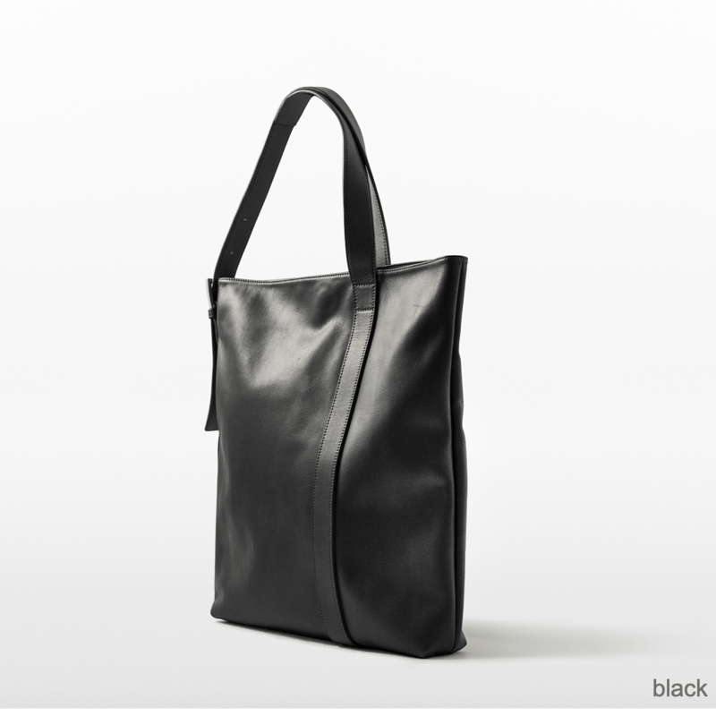 nendo ハンドバッグ 黒 split-tote leather | nendo house