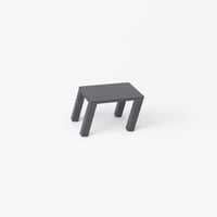 nod / side table low black (build to order)