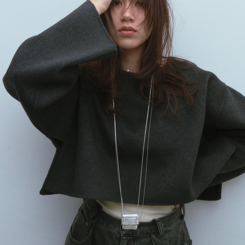 wool river poncho | decollte_accessory