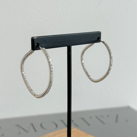 double bijou hoop pierce