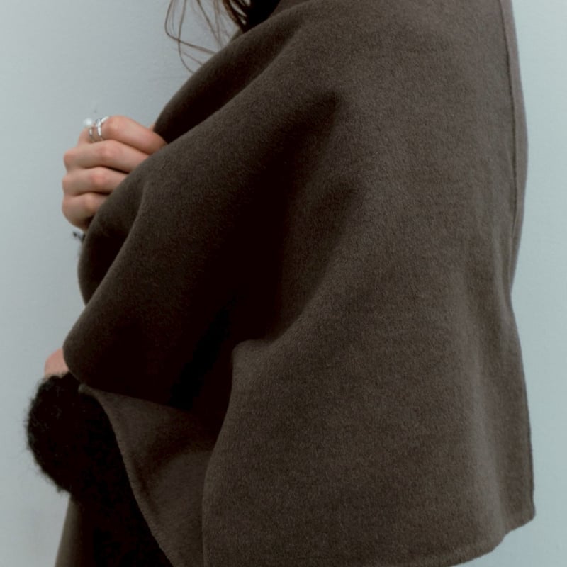 wool river stole | decollte_accessory