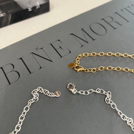 smart ribbon necklace【silver925】