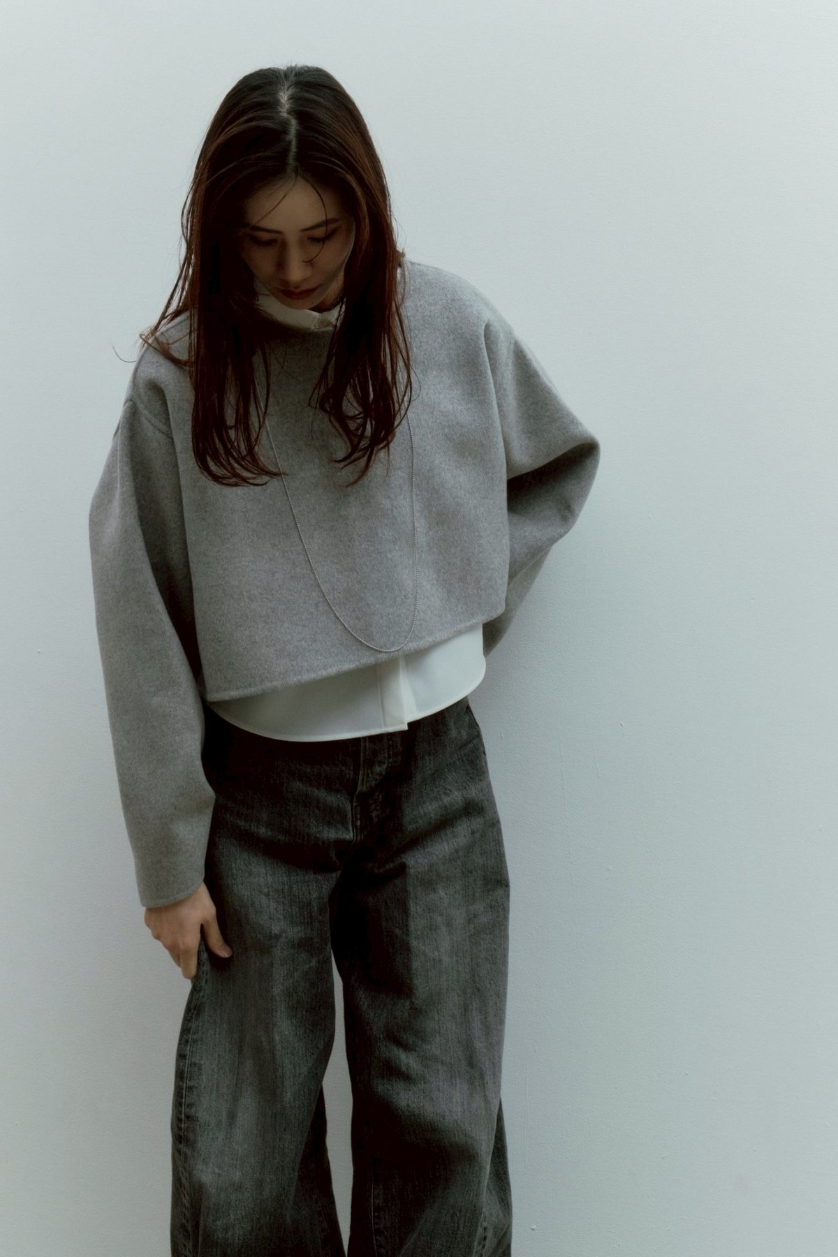 wool river poncho | decollte_accessory