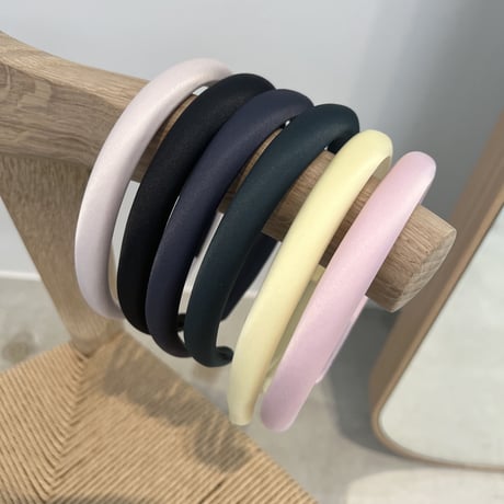 satin volume head band【細】