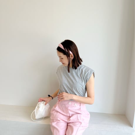 satin volume head band【太】