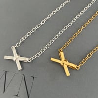 smart ribbon necklace【silver925】