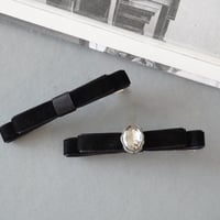 velvet mini ribbon clip