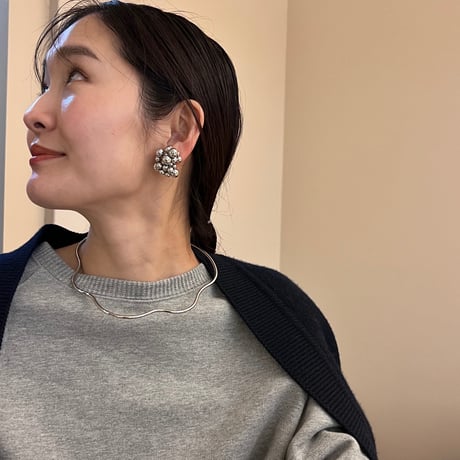 petit ball set pierce/earring