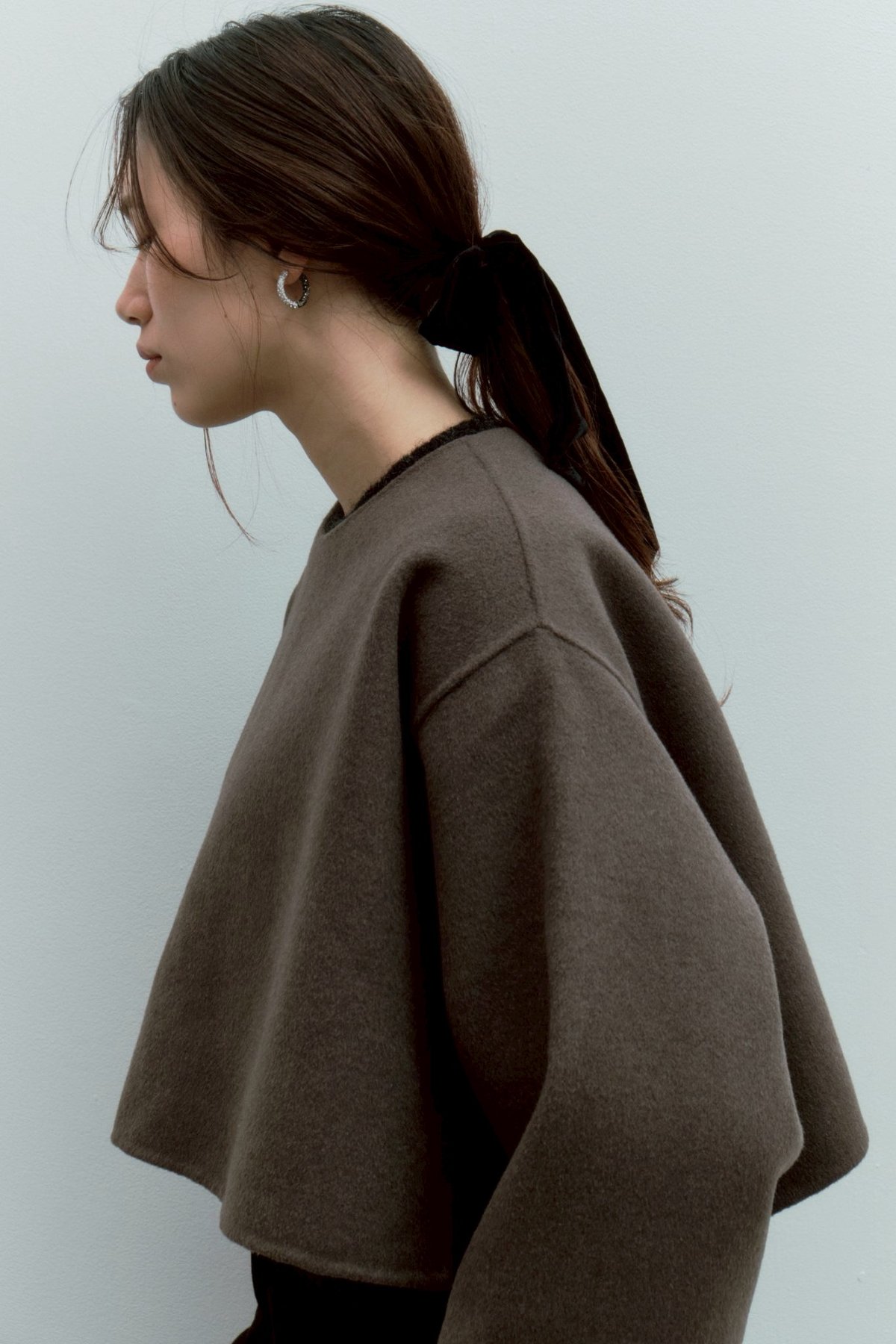 wool river poncho | decollte_accessory