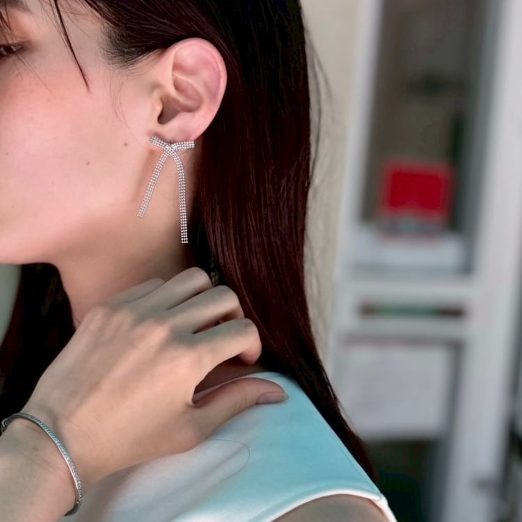 edge ribbon pierce | DECOLLTE ACCESSORY