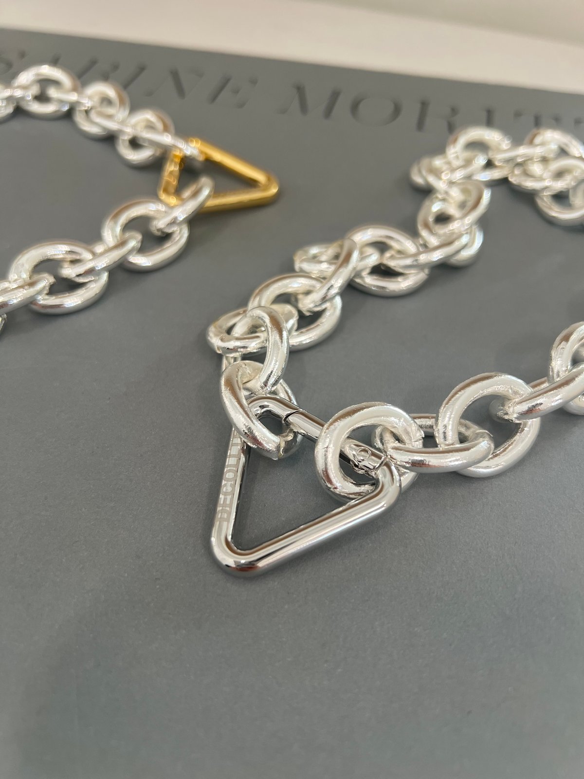 【試着のみ】decollte デコルテ triangle ネックレス シルバー triangle point necklace | decollte_accessory