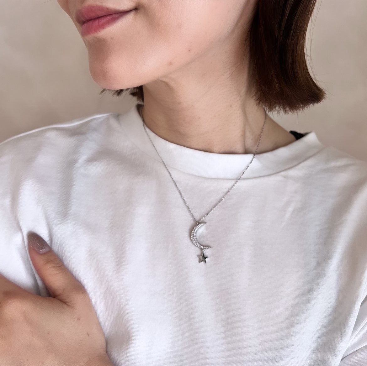 moon&star bijou necklace | decollte_accessory