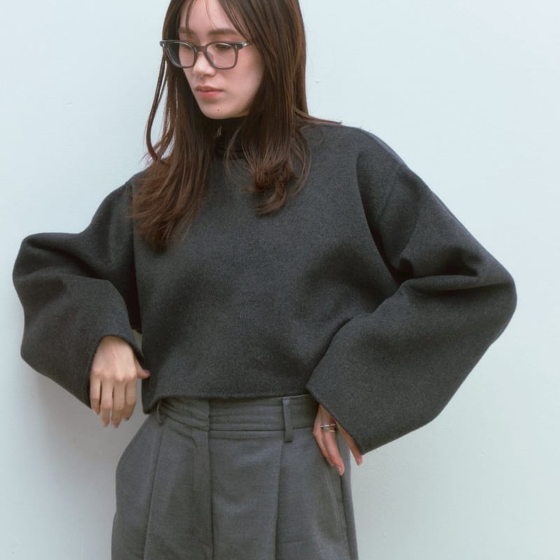wool river poncho | decollte_accessory