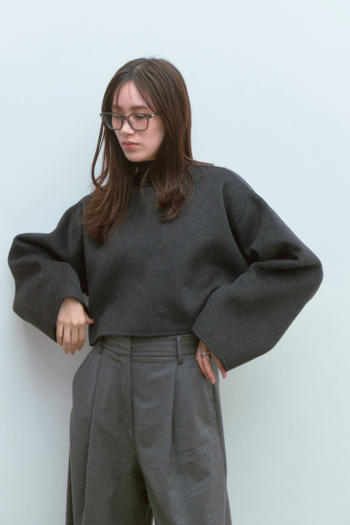 wool river poncho | decollte_accessory