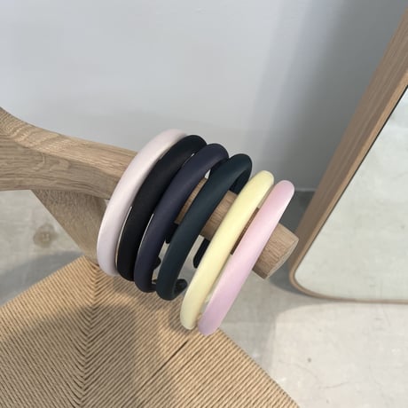 satin volume head band【細】