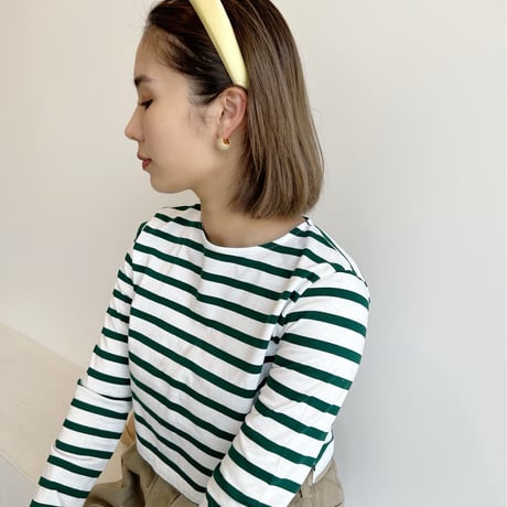 satin volume head band【太】